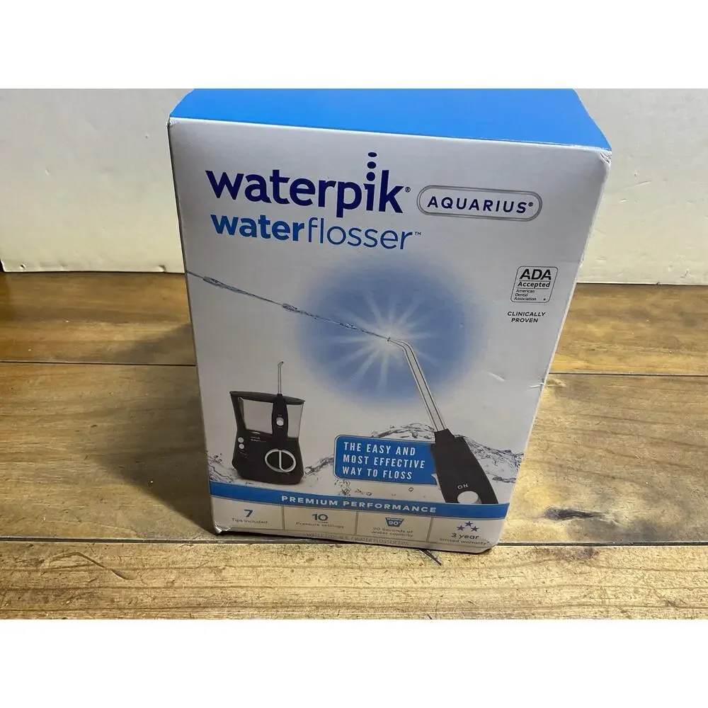 Waterpik Aquarius Electric Water Flosser WP-660 White PrecisionPulse 10 Settings